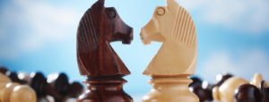 Knight chess pieces